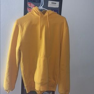 Yellow hoodie